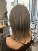 【balayage  ×  ash beige】