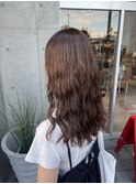 秋のゆるふわパーマロング◎前髪ありで小顔モテ髪