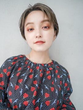 ギークス(GEEKS) 【GEEKS渋谷】アッシュオリーブ/クールショート/冬ヘア/20代30代