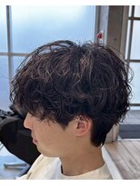 フィフス 渋谷(fifth)&nbsp;渋谷ルーズパーマシャドウパーマフェザーパーマメンズミディアム