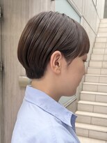 ニコ トウキョウ(nico TOKYO)&nbsp;20代30代前髪なしショートハンサムショート丸みショートレイヤー