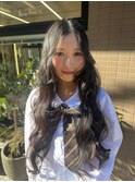 ロングウェーブ/巻き髪/なんば/担当者あまね