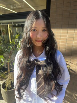 ミース(MIES) ロングウェーブ/巻き髪/なんば/担当者あまね