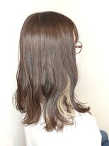 ローグ ヘアー 金町店(Rogue HAIR)&nbsp;ダークアッシュカラーインナーカラー大人ガーリー似合わせカット