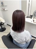 派手すぎないピンク系コントラストハイライトカラー