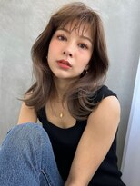 ソヨン 岡崎店(SOYON)&nbsp;薄バング×透明感ダークアッシュ