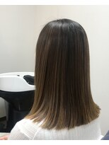 ネオールヘア(NEOLL- HAIR)&nbsp;切りっぱなし☆ミディアムストレート