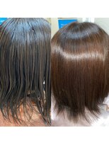 ラヴィヘアスペース(La Vie hair space) 髪質改善カラー