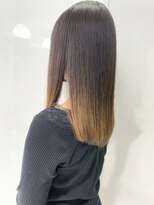 ドゥーエ 国分寺美容室(due)&nbsp;シルキーカットセミロング　サラ艶スタイル