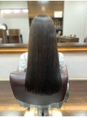 艶髪縮毛矯正カラークセストパー CTFカラーと縮毛矯正を同時施術