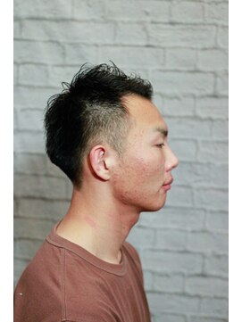 銀座マツナガ 新宿野村ビル店 ひし形×メリハリ×ソフトモヒカン