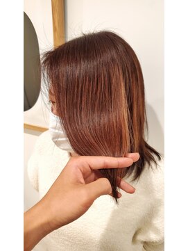 キザシ(KIZASI) ジューシーなチェスナットブラウン×透明感のクリアハイライト