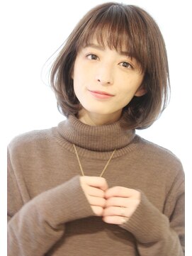 レウナ 外苑前(Reuna) 【30代40代50代】大人可愛いワンカールボブ ひし形ボブ