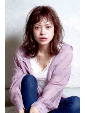 クシュ 所沢東口店(kusyu...) ショコラベージュ×ボブルフ×カール×ベビーバング×所沢