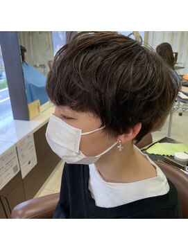ソワンドゥ ブレス カルム 西中島店(soin de brace calme) くせ毛風マッシュショート