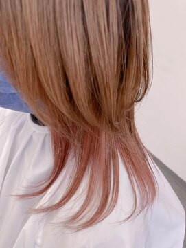 ダンクレスト(Daan Crest) インナーカラー×スモーキーピンク