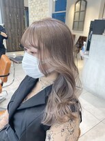 アジールヘア 池袋東口店(agir hair)&nbsp;マロンベージュ黒髪卒業ミルクティーベージュビタミンカラー