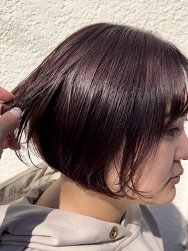リン(Lin) short bob/赤紫color