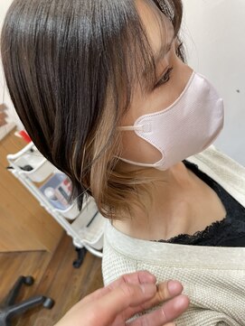 フリーダムリアン 山口ゆめタウン前店(freedom lien) イヤリングカラーとボブヘアー