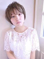 ハウスアンドヘアーワークス(House&Hair works)&nbsp;前髪長め大人小顔ショート30代40代50代　藤沢