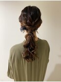 【ローポニー】自由が丘/自由が丘駅/ヘアセット/早朝