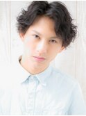 セミウエットゆるふわ巻きエアリーマッシュパーマa戸田公園