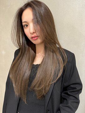 ブラン 栄(Blanc) 【Blanc】髪質改善＿＿縮毛矯正＿＿ベージュカラー