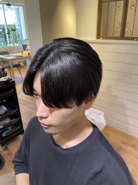 ハチマルハチ エアー 向ヶ丘遊園店(808 air) センターパートメンズカット