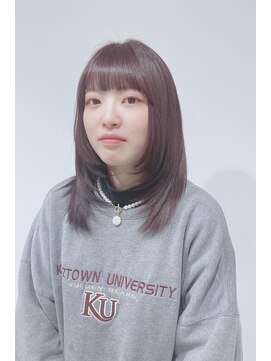 ブリリオ(BRILLIO) 韓国風　顔まわりハイレイヤー　（バング重め）