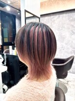ヘアースタジオ ミツル(hair studio 326) pink ×  black