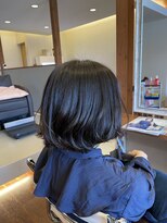 ピールアーク(peal ark)&nbsp;20代30代ミニボブココアブラウン小顔美肌ストレート丸み