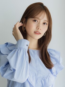 ガーデンヨコハマエスト(GARDEN YOKOHAMA est) ミディアム　ロング　セミディ　シアーカラー　ベージュ