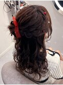 サイドお団子【心斎橋ヘアセット】/ヘアメ/ヘアセット