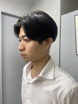 ジエクト アイロ 江坂駅前店(The Ect ilo)&nbsp;センターパート　ビジネススタイル　清潔感アップスタイル