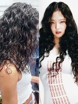 ラレイ ハラジュク(Lalei harajuku)&nbsp;【白石】Blackpinkジェニーロングスパイラルパーマカーリー原宿