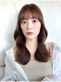 ◎大人綺麗なスタイル　顔まわりカット　セミロング　ロング