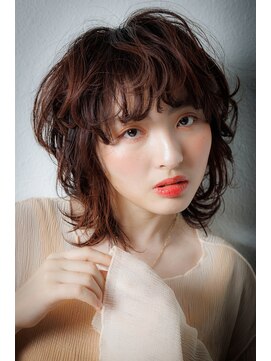 カバーヘア ブリス 北浦和(COVER HAIR bliss) インナーカラー細めハイライト小顔クラゲヘアーv北浦和20代30代