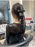 編みおろし髪質改善レイヤー前髪カット韓国風ヘアボブ