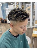 ユイマァルスロウ(YUIMARL SLOW)&nbsp;極道パーマ【オールバックパーマ】