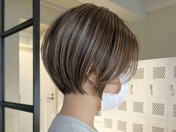 エリマ  茅ヶ崎(elima)の写真/《翌日以降もずっと続く美しさ*》360°どこから見ても美しく再現性の高い洗練されたショートカットが好評◎