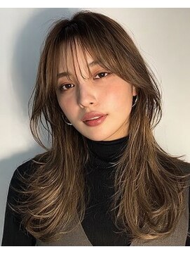 ジュール 銀座(Joule) 銀座/銀座駅/韓国/レイヤーカット/顔周り/前髪カット/ストレート