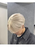 ホワイトベージュセンターパート