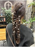 TOKIO 編みおろしツインポニー ヘアセット