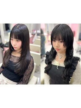 エクステでもレイヤーカットを！ロングヘアでも重たいのは嫌！長さを活かした似合わせカットが得意なサロン