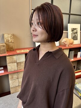 フェンヘアーアイス 中目黒(Fen.hair ici) 20代30代40代透明感ナチュラルブラウンカラー似合わせボブ