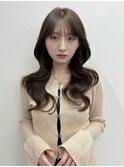 韓国風/レイヤーカット/顔周り/顔まわり/髪質改善/ベージュ
