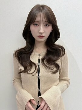 韓国風/レイヤーカット/顔周り/顔まわり/髪質改善/ベージュ