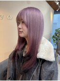 ペールピンク→ピンク→黒