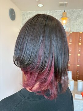 ノット 成田公津の杜(Knot) ダークアッシュ/ミディアムレイヤーカット/成田公津の杜駅