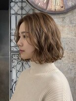 インデペンデンス(independence)&nbsp;レイヤーボブ×ベージュブラウン